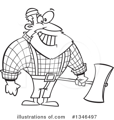 Paul Bunyan Clipart #1346497 by toonaday