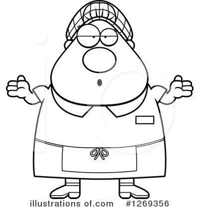 Royalty-Free (RF) Lunch Lady Clipart Illustration by Cory Thoman - Stock Sample #1269356