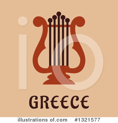 Royalty-Free (RF) Lyre Clipart Illustration by Vector Tradition SM - Stock Sample #1321577