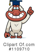 Macaque Clipart #1109710 by Cory Thoman