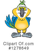 Macaw Clipart #1278649 by Dennis Holmes Designs