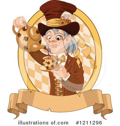 Royalty-Free (RF) Mad Hatter Clipart Illustration by Pushkin - Stock Sample #1211296