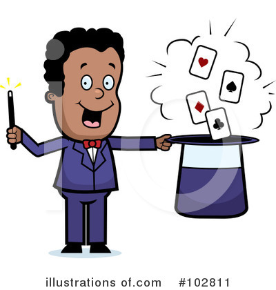 Magician Clipart #102811 by Cory Thoman