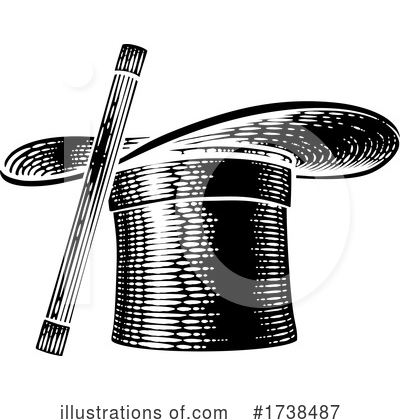 Hat Clipart #1738487 by AtStockIllustration