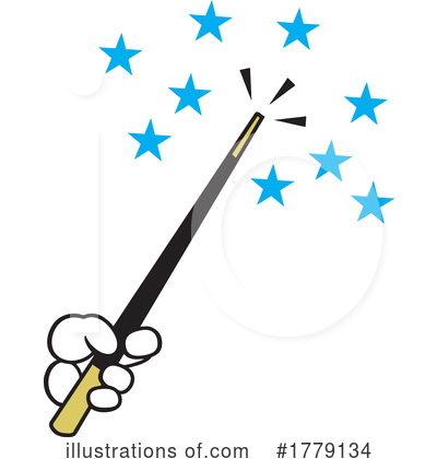 Magic Wand Clipart #1779134 by Johnny Sajem