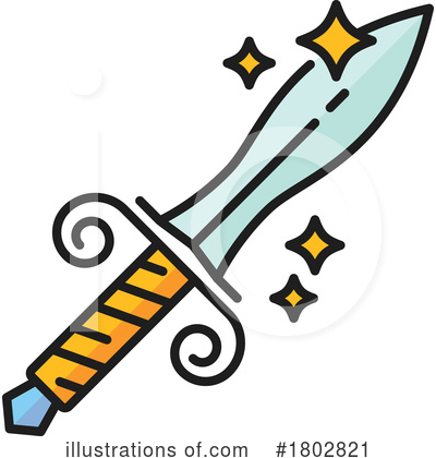 Knife Clipart #1802821 by Vector Tradition SM