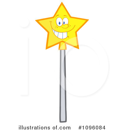 Royalty-Free (RF) Magic Wand Clipart Illustration by Hit Toon - Stock Sample #1096084