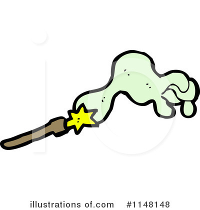 Royalty-Free (RF) Magic Wand Clipart Illustration by lineartestpilot - Stock Sample #1148148