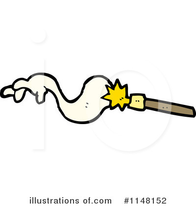 Royalty-Free (RF) Magic Wand Clipart Illustration by lineartestpilot - Stock Sample #1148152