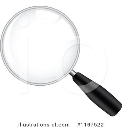 Royalty-Free (RF) Magnifying Glass Clipart Illustration by Andrei Marincas - Stock Sample #1167522