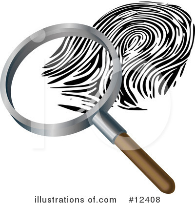 Fingerprint Clipart #12408 by AtStockIllustration