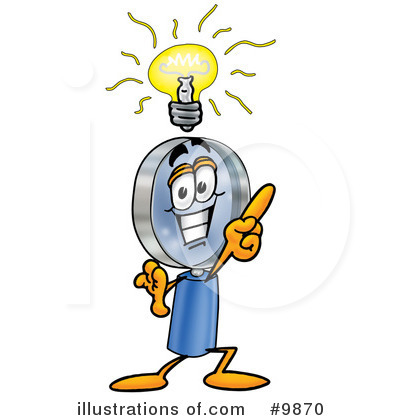 Light Bulb Clipart #9870 by Mascot Junction