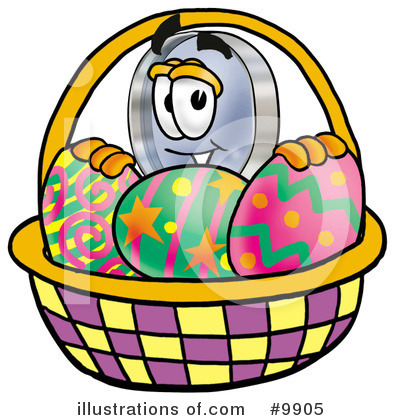 Royalty-Free (RF) Magnifying Glass Clipart Illustration by Mascot Junction - Stock Sample #9905
