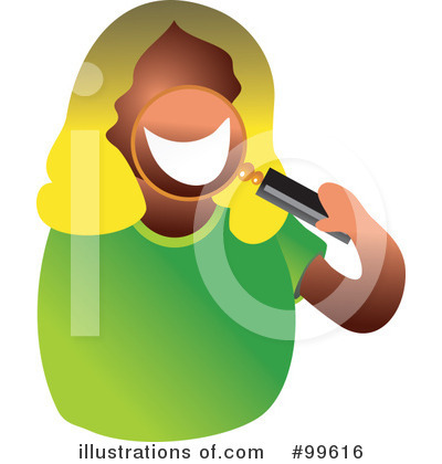Royalty-Free (RF) Magnifying Glass Clipart Illustration by Prawny - Stock Sample #99616