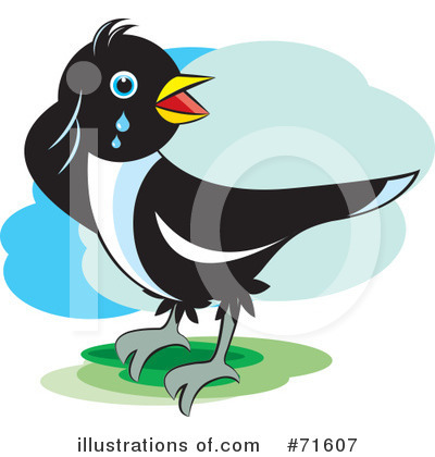 Royalty-Free (RF) Magpie Clipart Illustration by Lal Perera - Stock Sample #71607