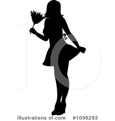 Royalty-Free (RF) Maid Clipart Illustration by Pams Clipart - Stock Sample #1096293
