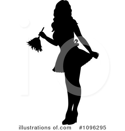 Royalty-Free (RF) Maid Clipart Illustration by Pams Clipart - Stock Sample #1096295
