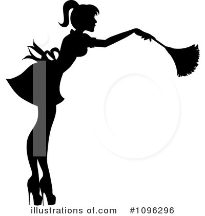 Royalty-Free (RF) Maid Clipart Illustration by Pams Clipart - Stock Sample #1096296