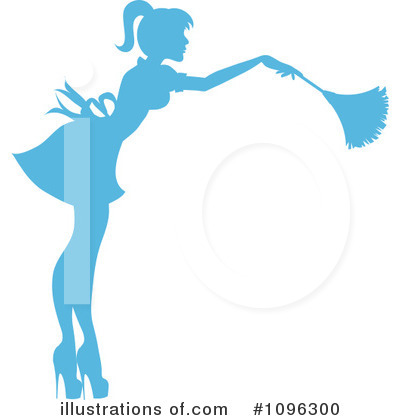 Royalty-Free (RF) Maid Clipart Illustration by Pams Clipart - Stock Sample #1096300