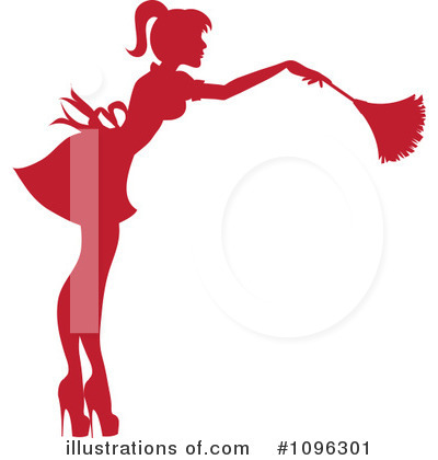 Royalty-Free (RF) Maid Clipart Illustration by Pams Clipart - Stock Sample #1096301