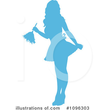 Royalty-Free (RF) Maid Clipart Illustration by Pams Clipart - Stock Sample #1096303