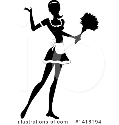 Maid Clipart #1418194 by Pams Clipart