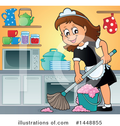 Maid Clipart #1448855 by visekart