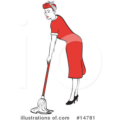 Housewife Clipart #14781 by Andy Nortnik