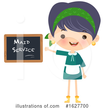 Royalty-Free (RF) Maid Clipart Illustration by Melisende Vector - Stock Sample #1627700