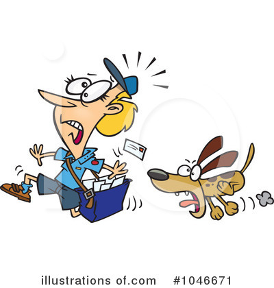 Royalty-Free (RF) Mail Clipart Illustration by toonaday - Stock Sample #1046671