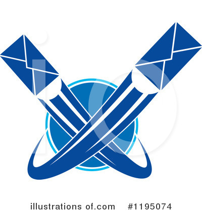 Royalty-Free (RF) Mail Clipart Illustration by Vector Tradition SM - Stock Sample #1195074