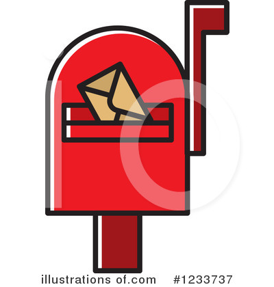 Royalty-Free (RF) Mail Clipart Illustration by Lal Perera - Stock Sample #1233737