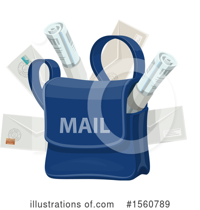Royalty-Free (RF) Mail Clipart Illustration by Vector Tradition SM - Stock Sample #1560789