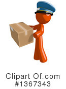 Mail Man Clipart #1367343 by Leo Blanchette