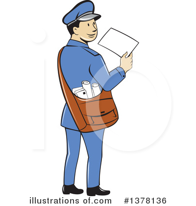 Mailman Clipart #1378136 by patrimonio
