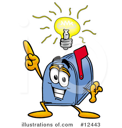 Light Bulb Clipart #12443 by Mascot Junction