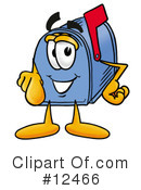 Mailbox Character Clipart #12466 by Mascot Junction