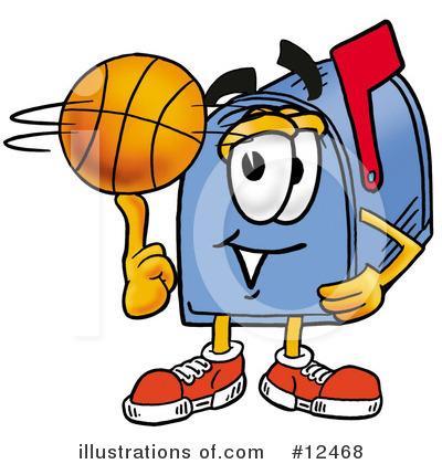 Basketball Clipart #12468 by Mascot Junction