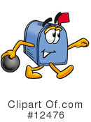 Mailbox Character Clipart #12476 by Mascot Junction