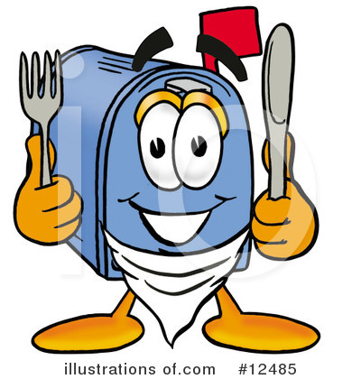 Silverware Clipart #12485 by Mascot Junction