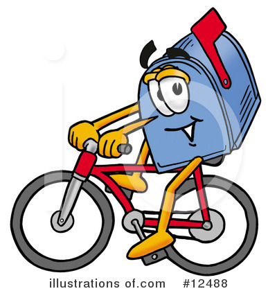 Royalty-Free (RF) Mailbox Character Clipart Illustration by Mascot Junction - Stock Sample #12488