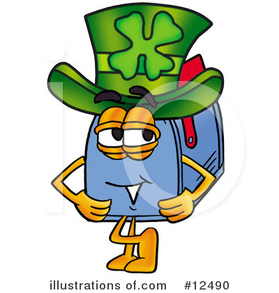 Royalty-Free (RF) Mailbox Character Clipart Illustration by Mascot Junction - Stock Sample #12490