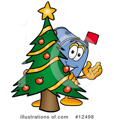 Royalty-Free (RF) Mailbox Character Clipart Illustration by Mascot Junction - Stock Sample #12498