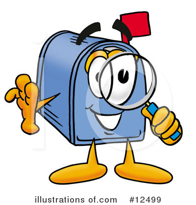 Mailbox Character Clipart #12499 by Mascot Junction