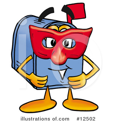Mailbox Character Clipart #12502 by Mascot Junction