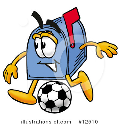 Mailbox Character Clipart #12510 by Mascot Junction
