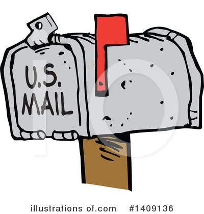 Mail Clipart #1409136 by Johnny Sajem