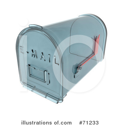Royalty-Free (RF) Mailbox Clipart Illustration by KJ Pargeter - Stock Sample #71233