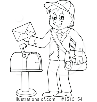 Mailman Clipart #1513154 by visekart