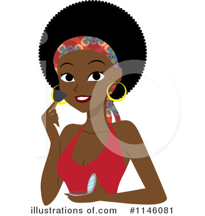 Black Woman Clipart #1146081 by Rosie Piter
